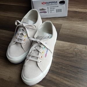 superga rainbow eyelet